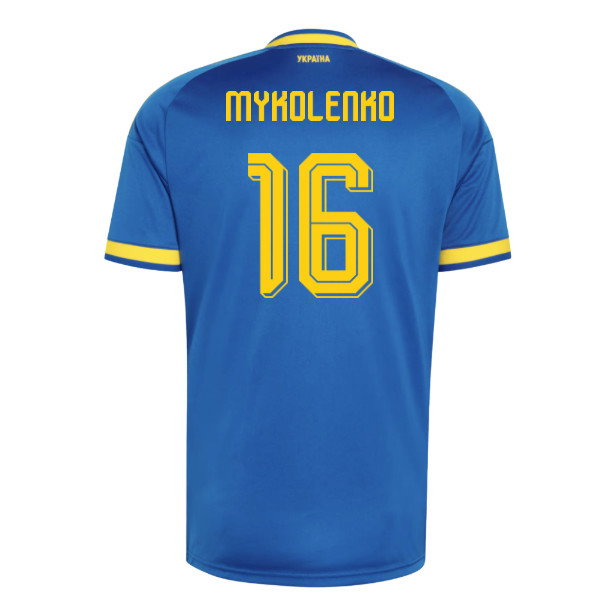 2026-2027 Ukraine Away Shirt (Mykolenko 16)-SoccerKits Hub | Buy Soccer Jerseys Online
